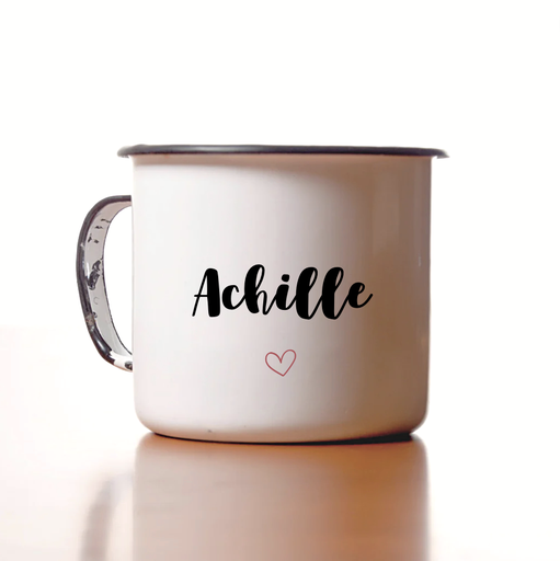 Tasse Achille avec un coeur