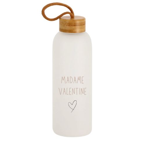 Gourde en verre coeur